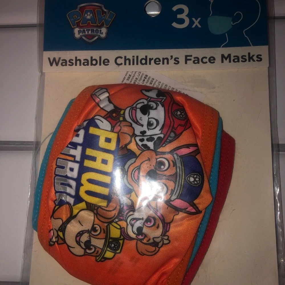 - Kid Toddler Boys Face Mask Paw Patrol bundle set